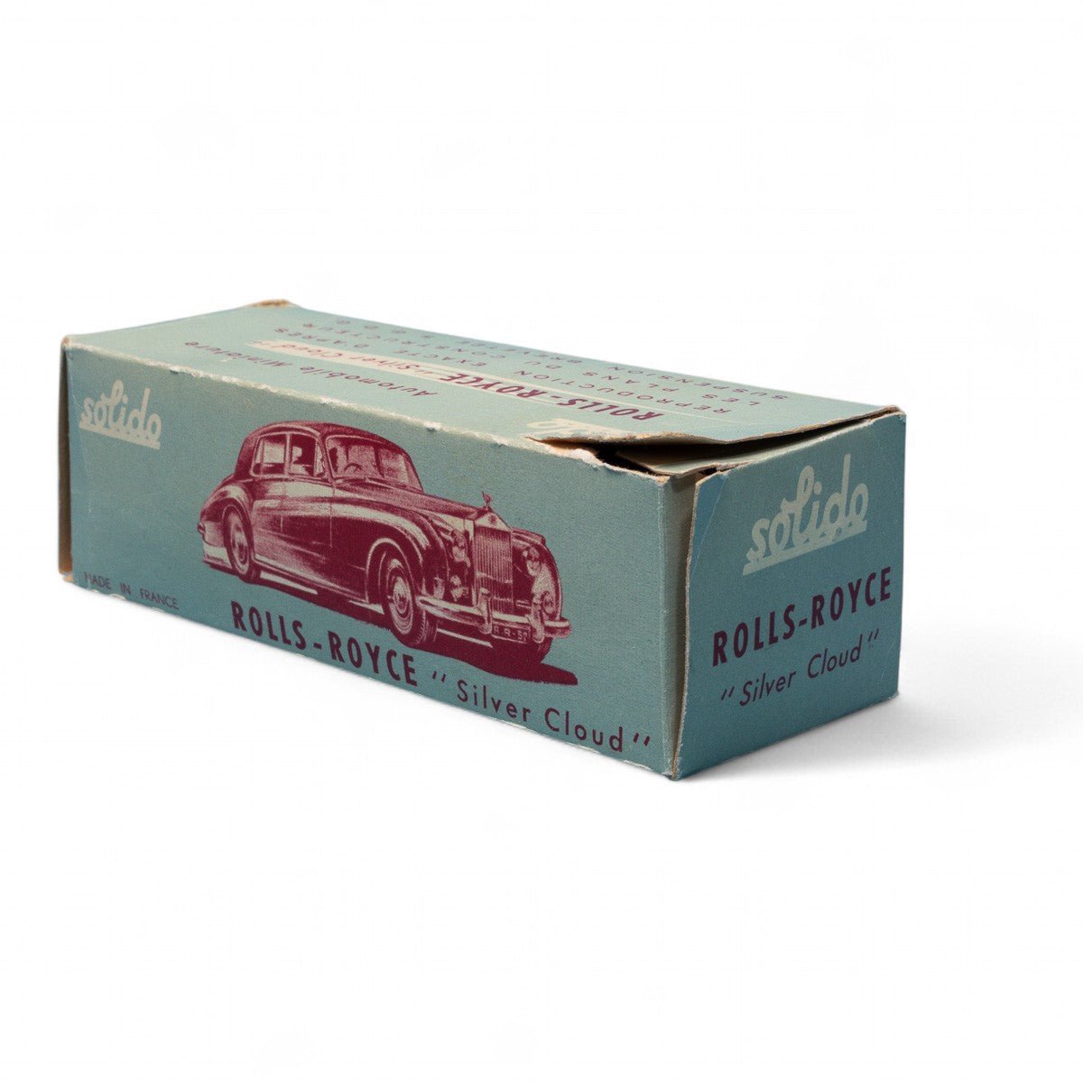 1955 Vintage Solido 115 ROLLS - ROYCE Silver Cloud Near Mint & Boxed