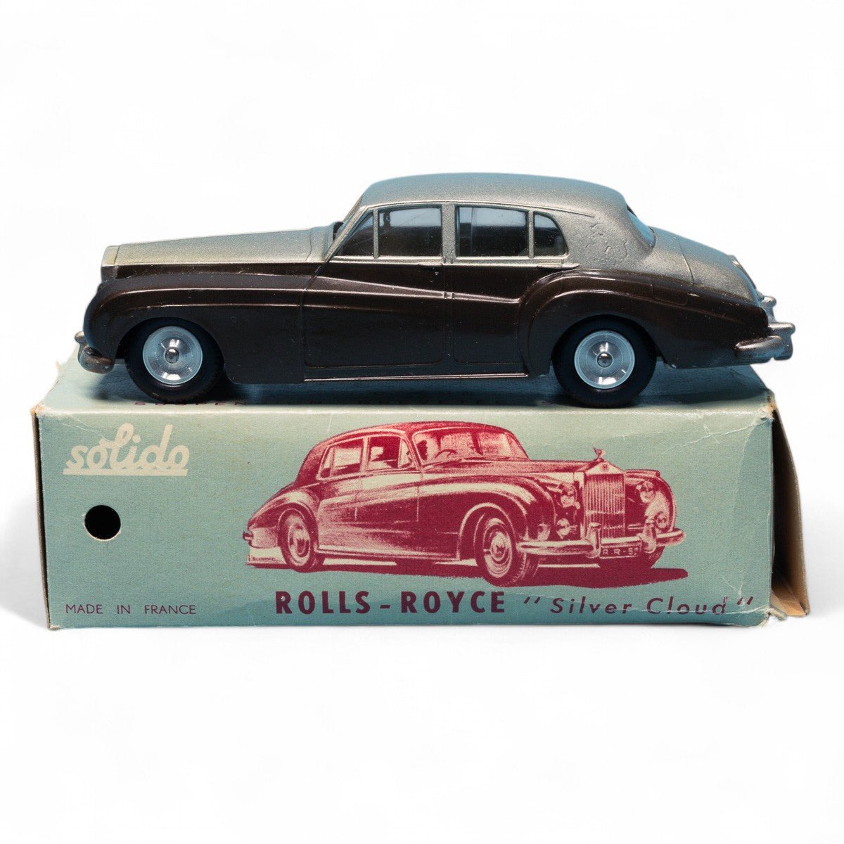 1955 Vintage Solido 115 ROLLS - ROYCE Silver Cloud Near Mint & Boxed