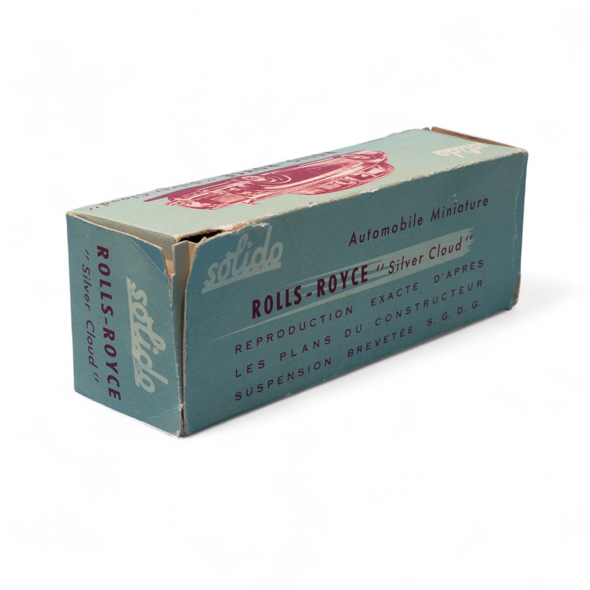 1955 Vintage Solido 115 ROLLS - ROYCE Silver Cloud Near Mint & Boxed