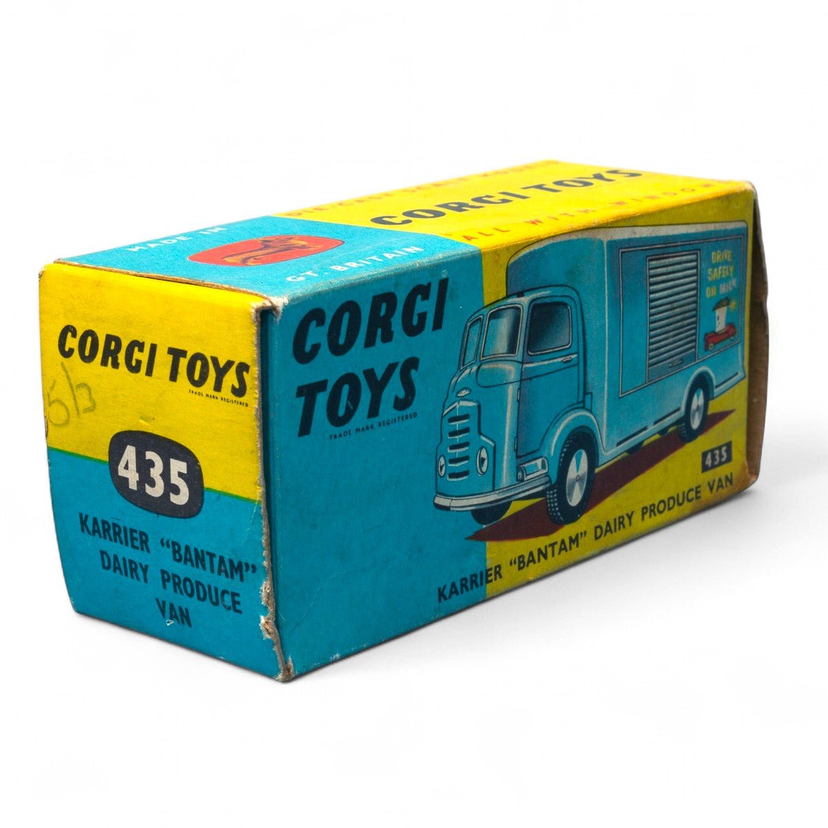 1962 Vintage Corgi Toys 435 KARRIER BANTAM Dairy Produce Van Excellent BoxedDiecast Vehicle Picture 8