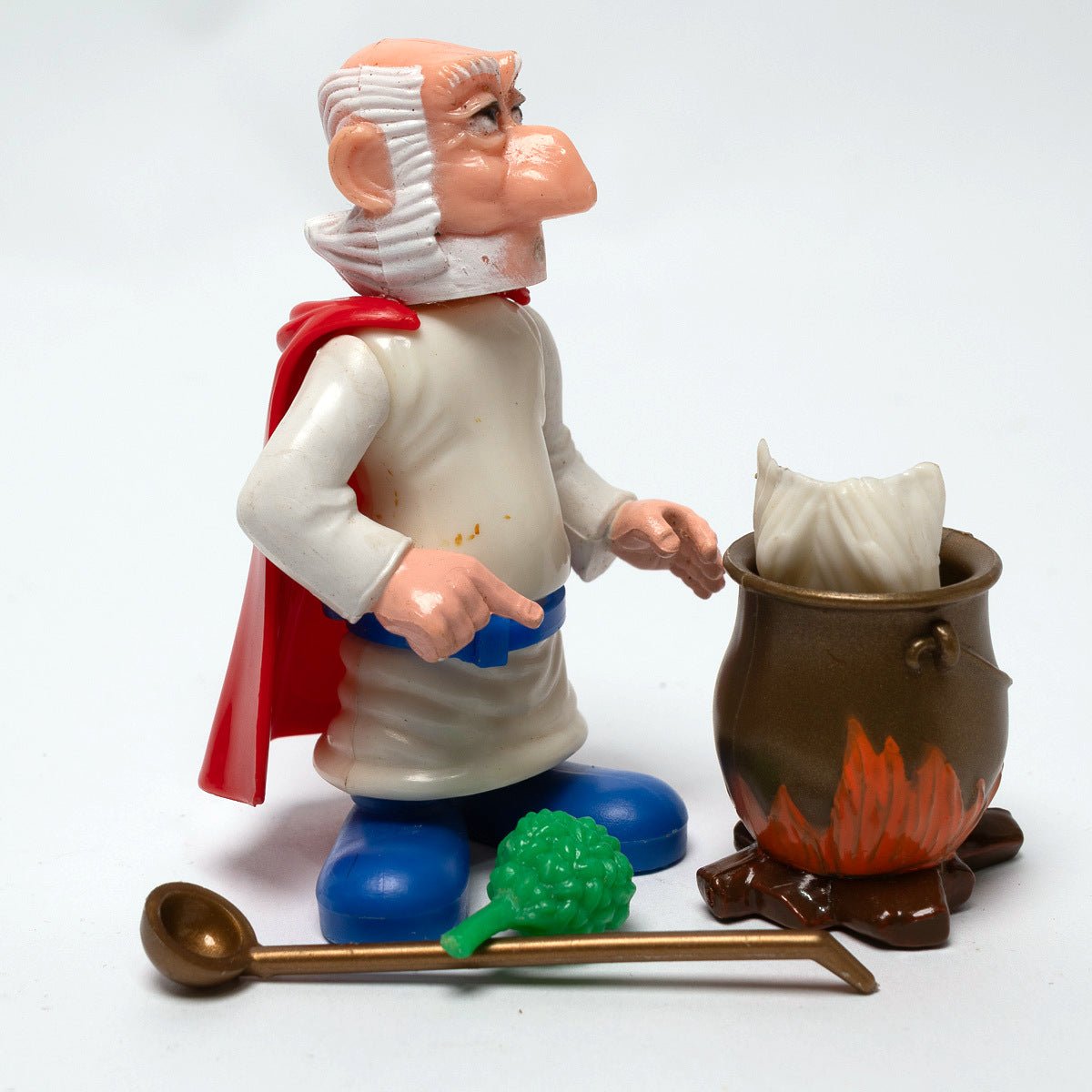 1980 Asterix Play GETAFIX Very Good Damaged Vintage Action Figure Action Figure Picture 6