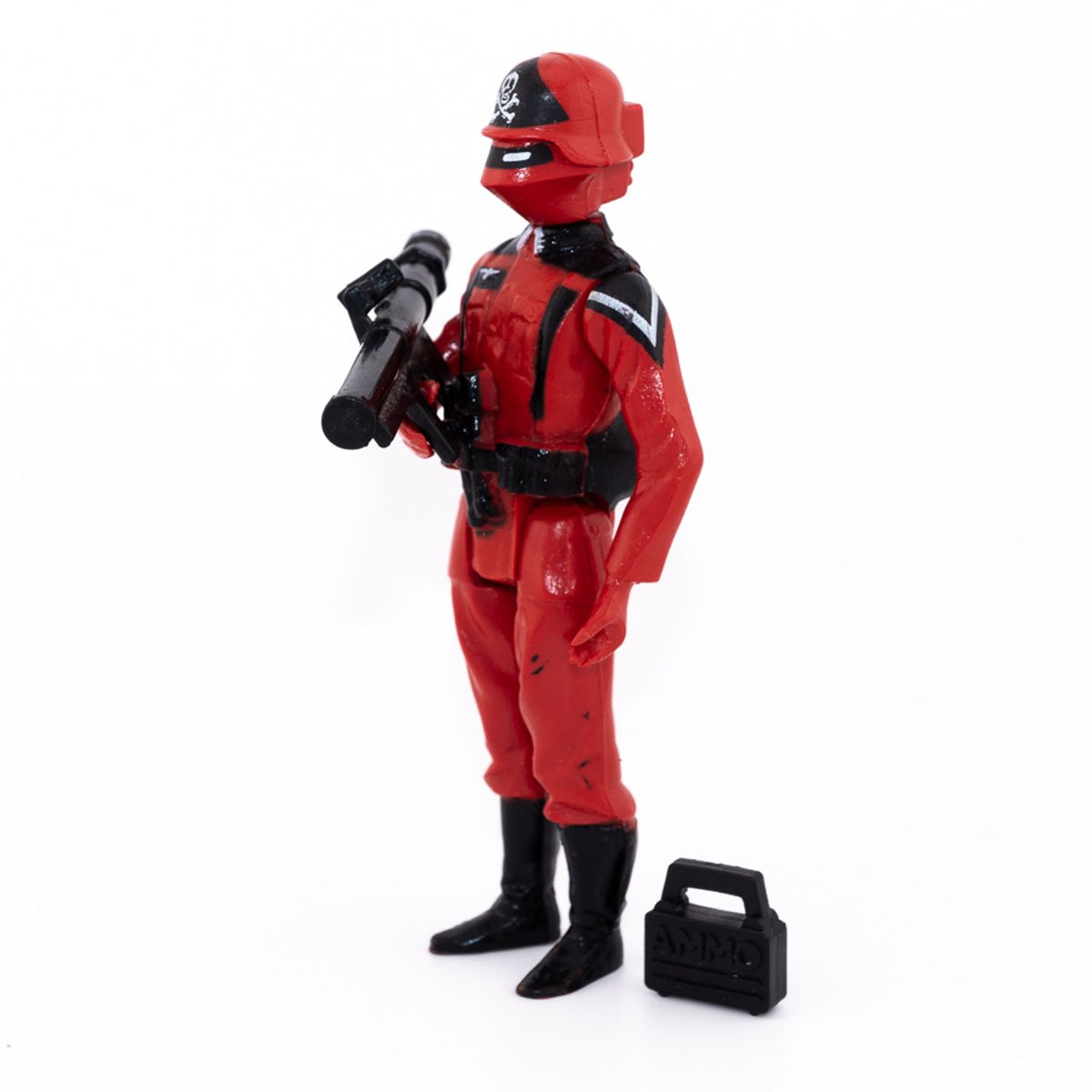 1983 ACTION FORCE THE RED SHADOWS RED SHADOW PALITOY COMPLETE EXCELLENT #1 - DT Collectable Toys