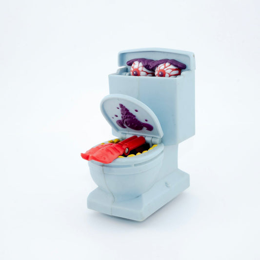 1986 KENNER FEARSOME FLUSH 100% COMPLETE THE REAL GHOSTBUSTERS VINTAGE EXCELLENT Action Figure Picture 1