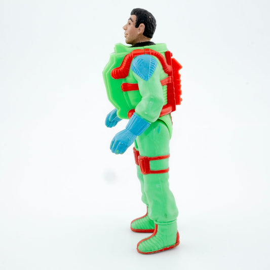 1986 KENNER SUPER FRIGHT FEATURES WINSTON ZEDDMORE THE REAL GHOSTBUSTERS VINTAGE Action Figure Picture 3