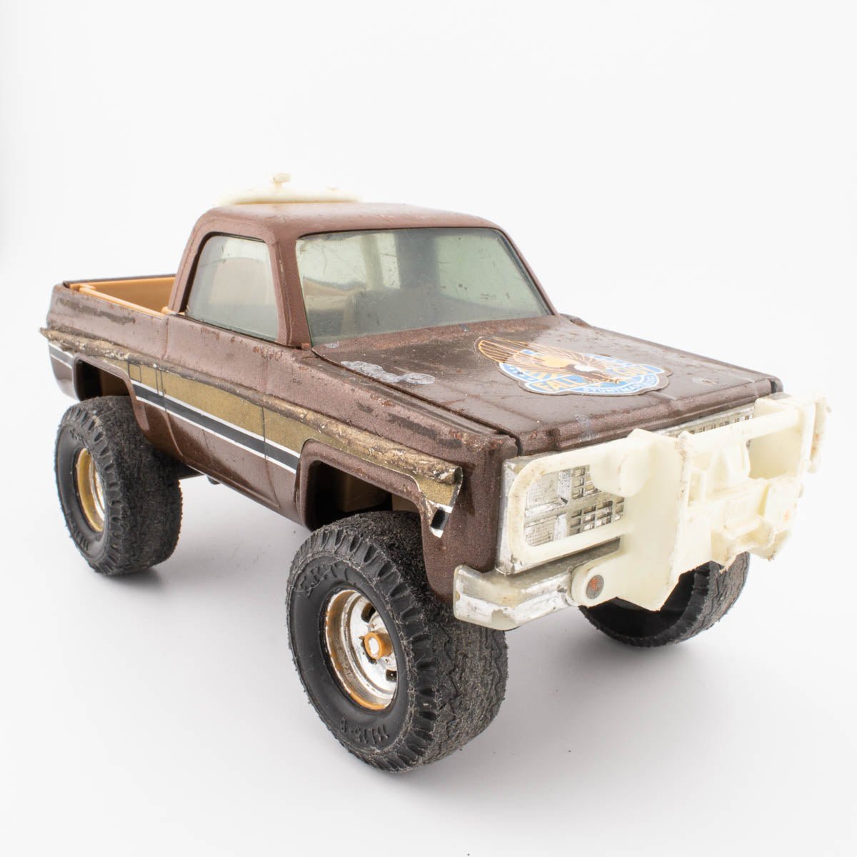 1987 Vintage ERTL 1/25 Pressed Steel Fall Guy GMC Pickup Truck Colt Seavers