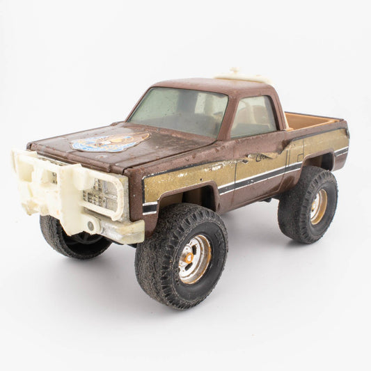 1987 Vintage ERTL 1/25 Pressed Steel Fall Guy GMC Pickup Truck Colt Seavers Diecast Vehicle Picture 1