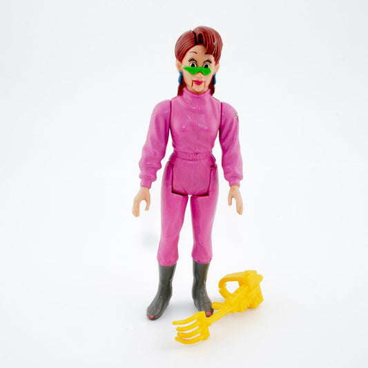 1989 KENNER FRIGHT FEATURES JANINE MELNITZ THE REAL GHOSTBUSTERS VINTAGE Action Figure Picture 1