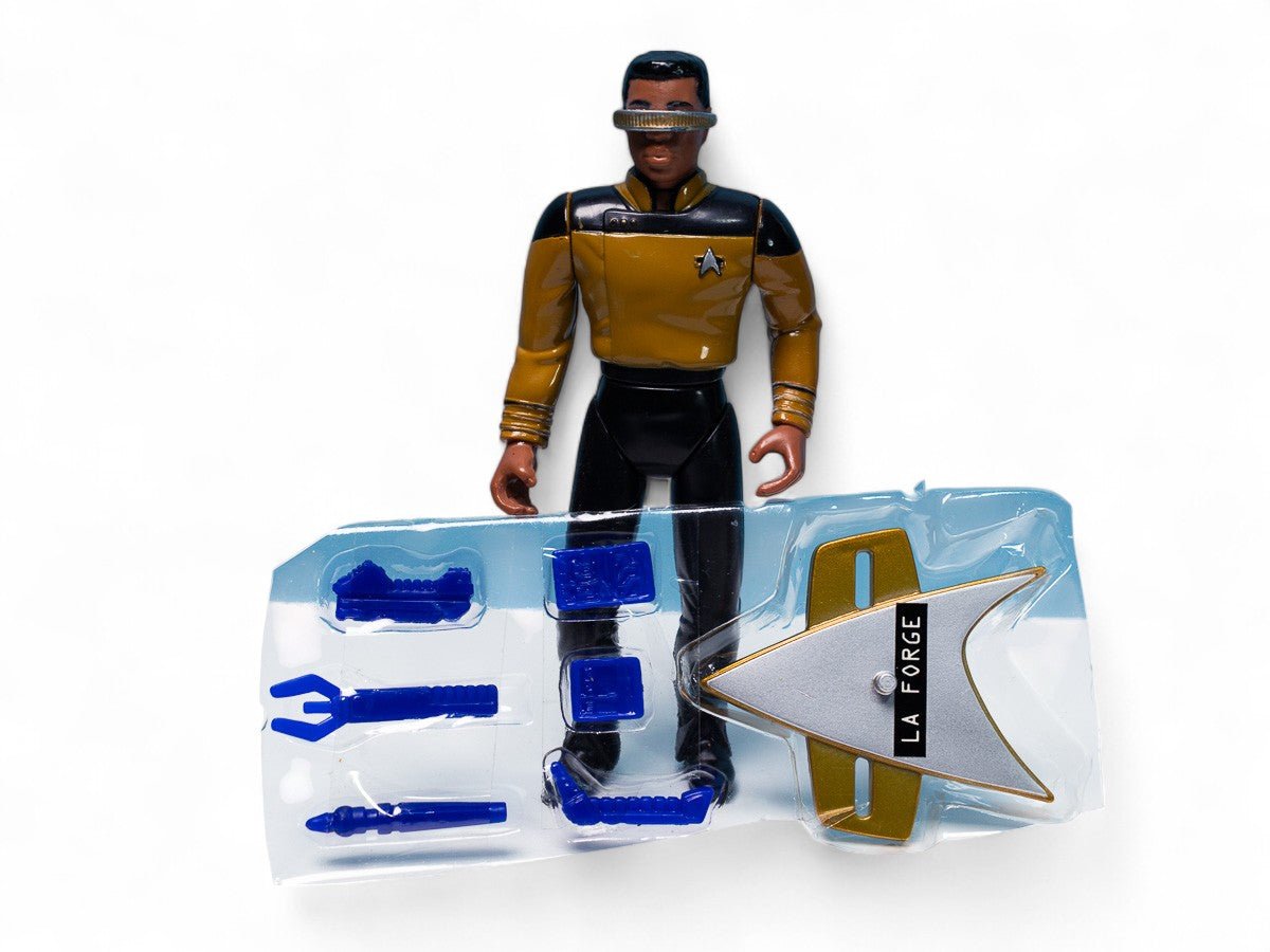1994 Playmates Star Trek Lt Commander Geordi LaForge Generations Figure Complete