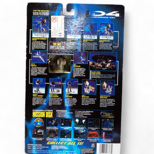 1996 Independence Day Alien ATTACKER PILOT & Host 8" Trendmasters Action Figure Action Figure Picture 3