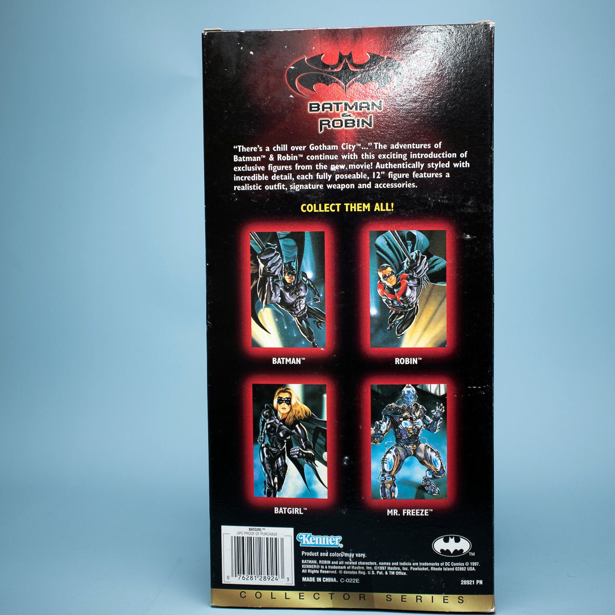 1997 Kenner BATGIRL Vintage 12" Batman & Robin Movie Action Figure MIB - DT Collectable Toys