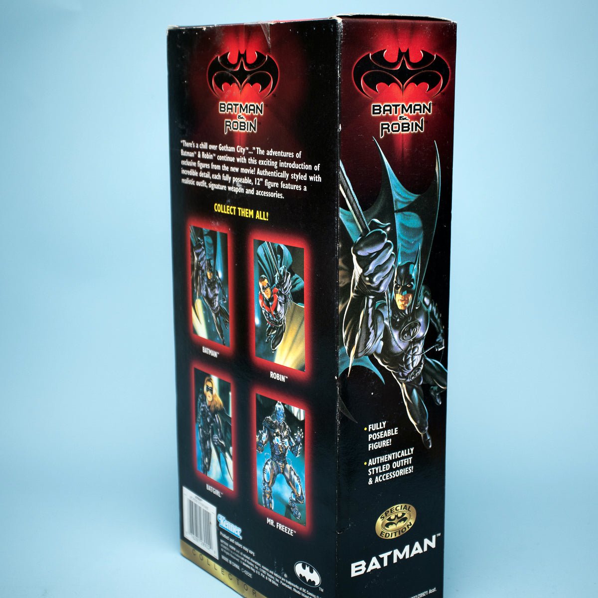 1997 Kenner BATMAN Vintage 12" Batman & Robin Movie Action Figure MIB - DT Collectable Toys