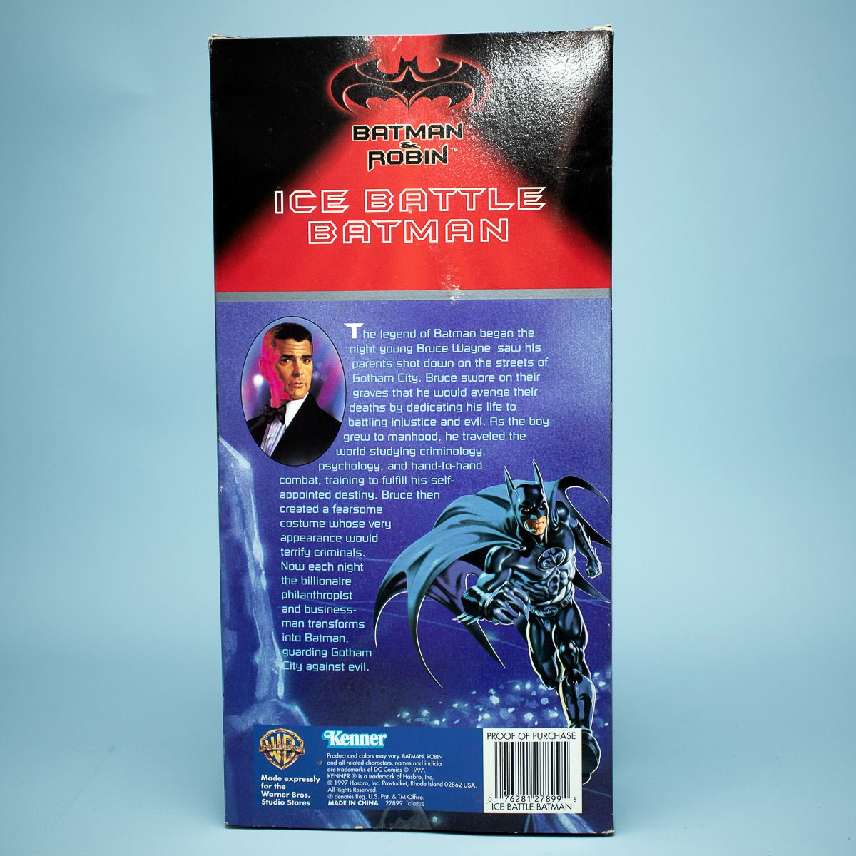 1997 Kenner ICE BATTLE BATMAN Vintage 12" Batman & Robin Movie Action Figure MIB - DT Collectable Toys