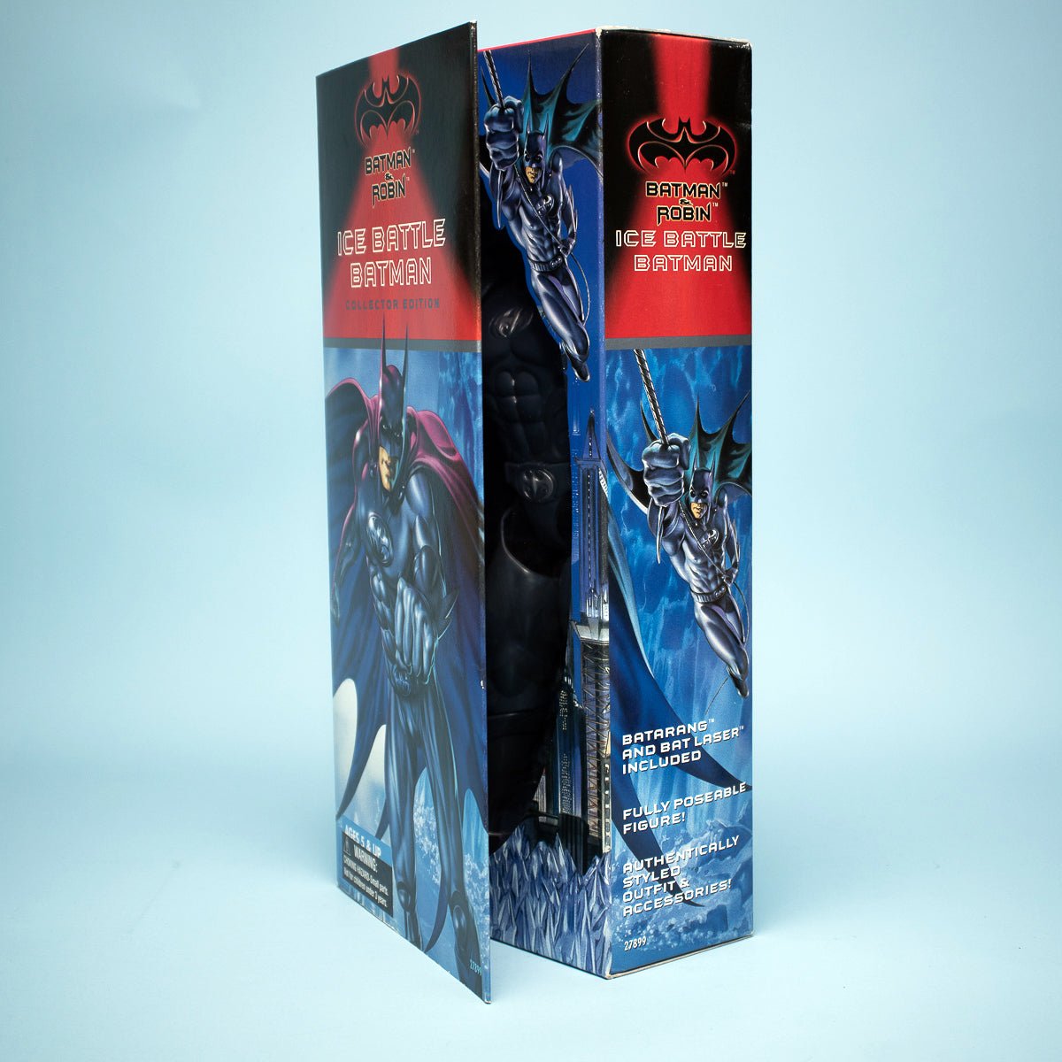 1997 Kenner ICE BATTLE BATMAN Vintage 12" Batman & Robin Movie Action Figure MIB - DT Collectable Toys