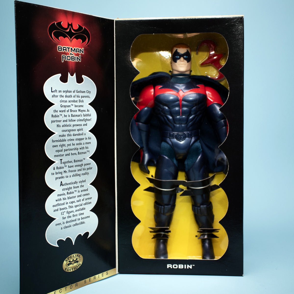1997 Kenner ROBIN Vintage 12" Batman & Robin Movie Action Figure MIB Action Figure Picture 2