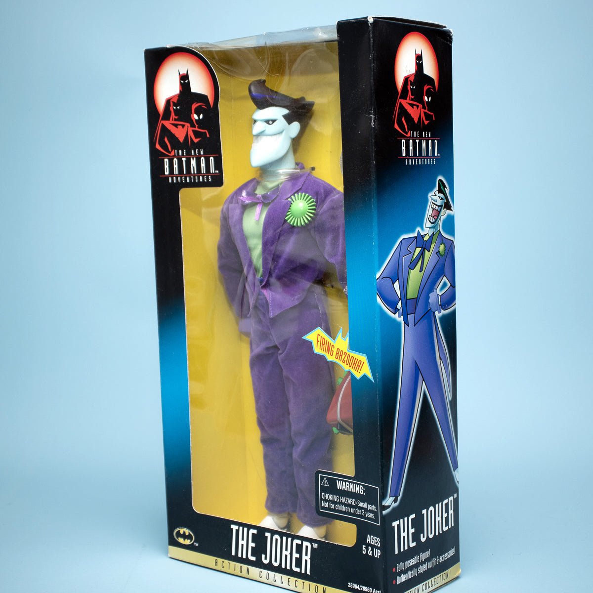 1998 Kenner THE JOKER Vintage 12" Batman New Adventures Action Figure MIB - DT Collectable Toys