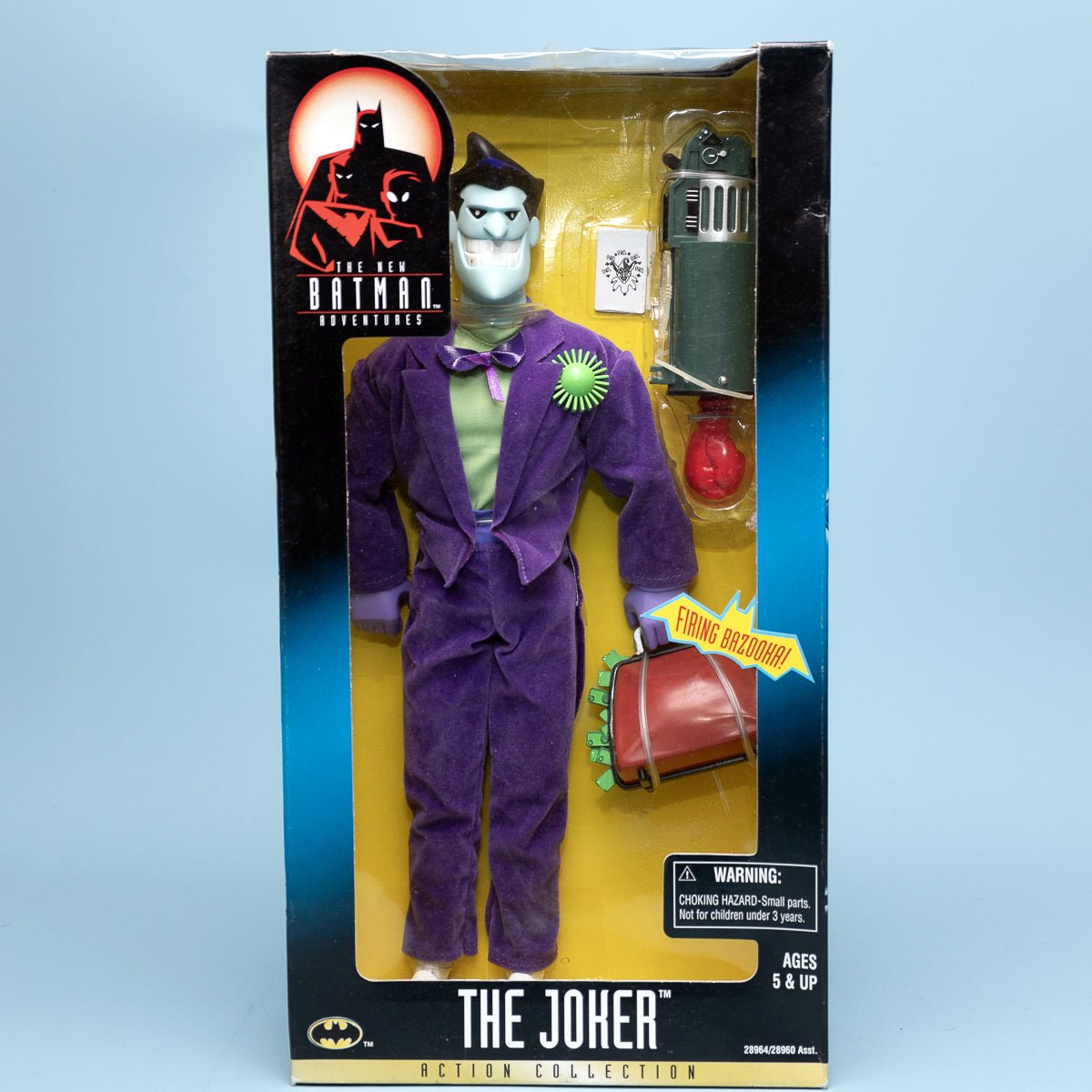 1998 Kenner THE JOKER Vintage 12" Batman New Adventures Action Figure MIB - DT Collectable Toys