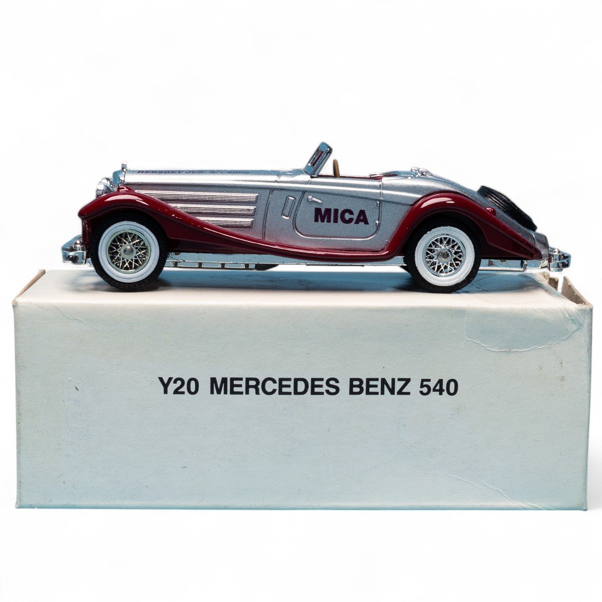 2000 Code 2 Matchbox MICA Hershey Park Y20 Mercedes - Benz 540 Convention Model in Plain Box Diecast Vehicle Picture 1