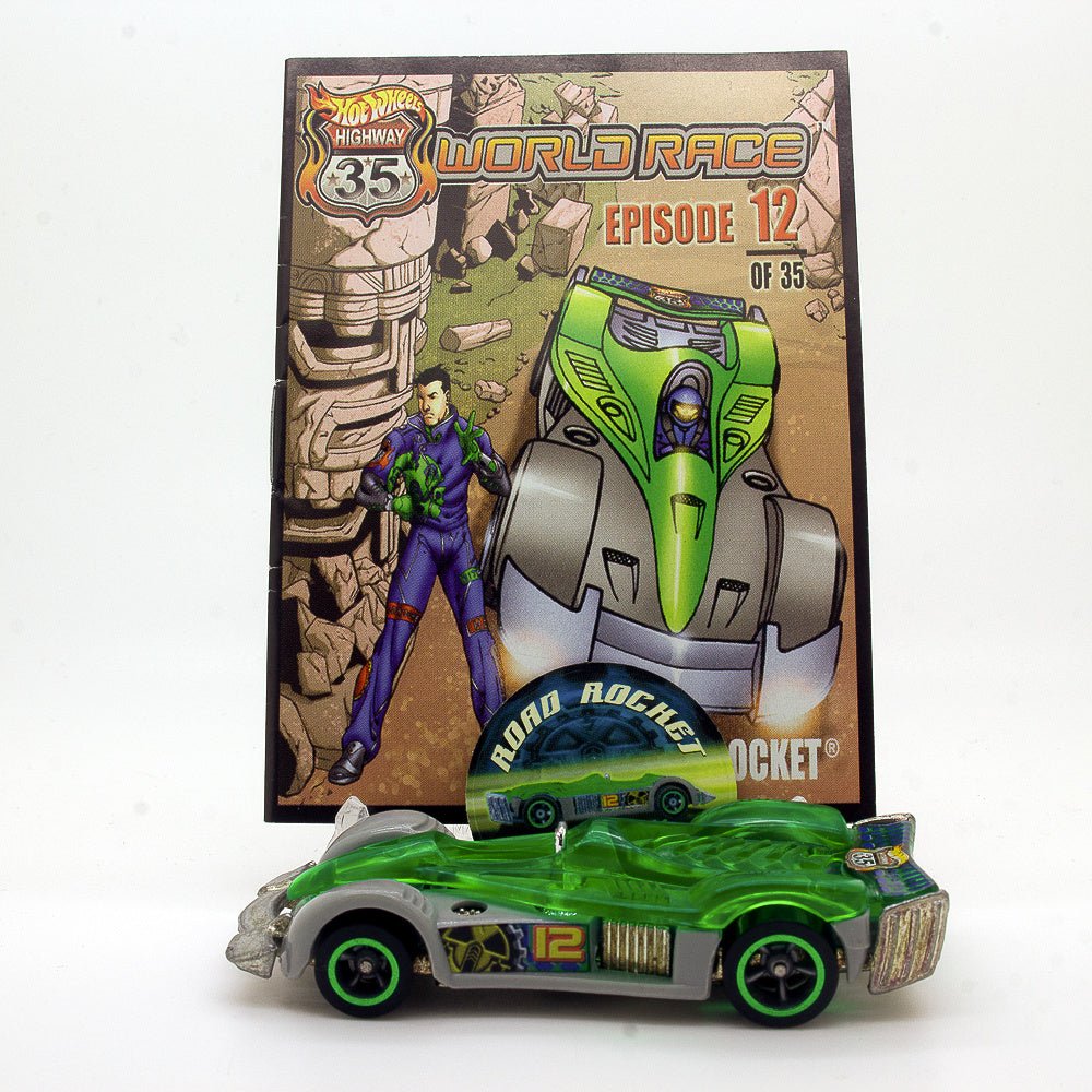 2002 Hot Wheels Highway 35 World Race ROAD ROCKET "Street Breed" 12 of 35