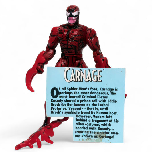 Toy Biz 1994 Marvel CARNAGE Spider-Man Animated Series Action Figure