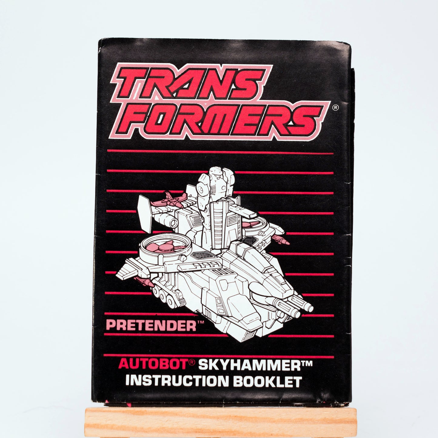 Hasbro Transformers G1 SKYHAMMER Vintage 1989 Action Figure Instruction Booklet