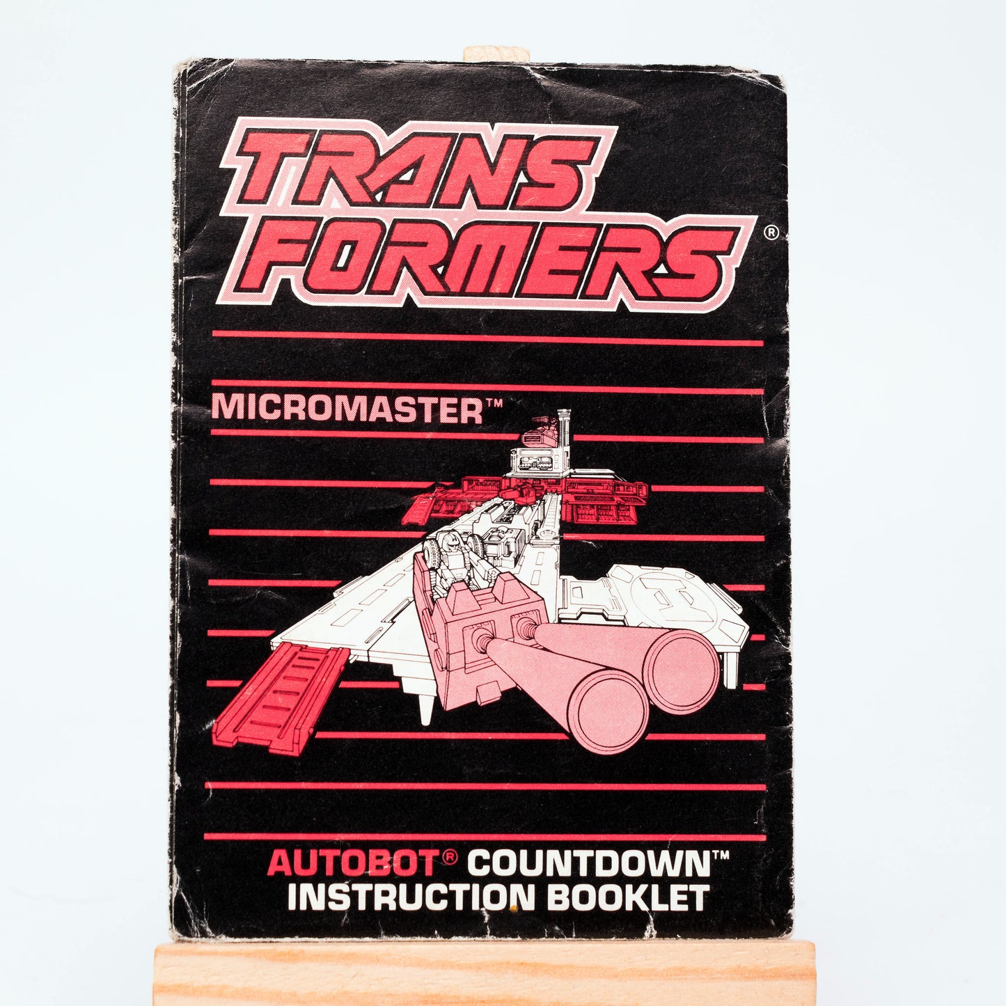 Hasbro Transformers G1 COUNTDOWN Vintage 1989 Action Figure Instruction Booklet