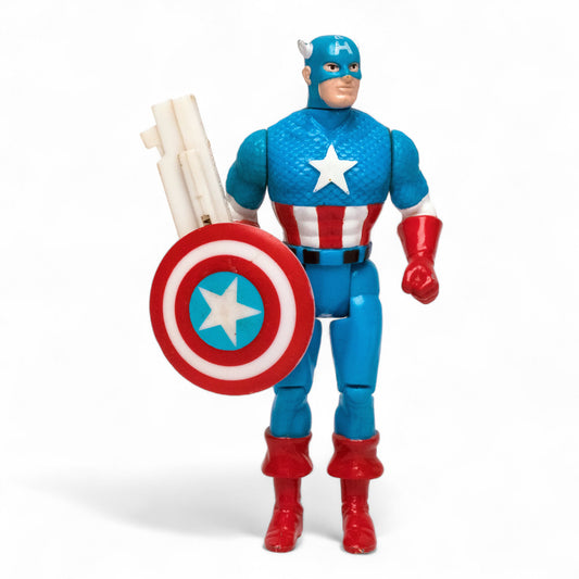 Toy Biz 1990 Marvel Super Heroes CAPTAIN AMERICA Series 1 Action Figure