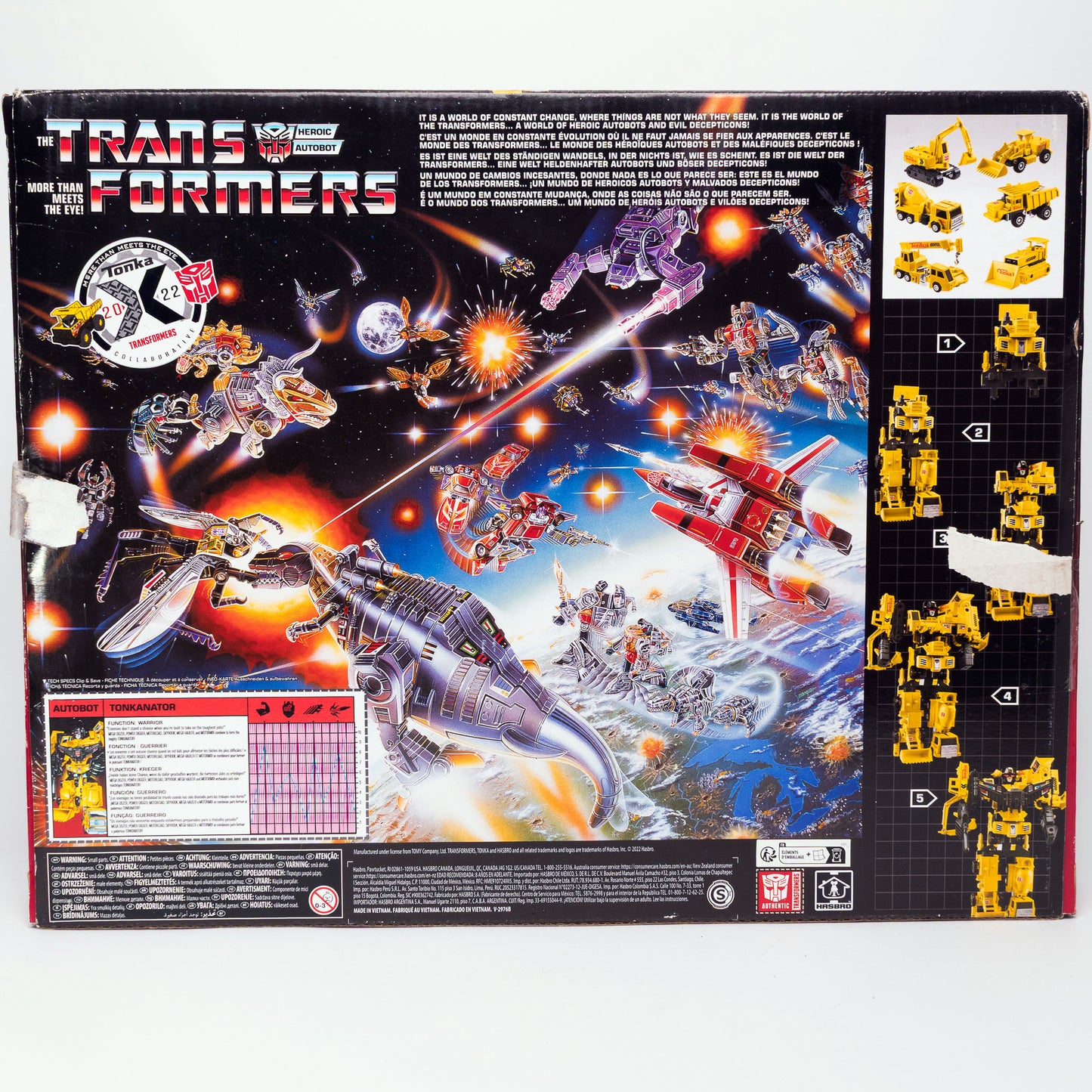 Transformers Collaborative TONKANATOR Heroic Autobot Tonka Hasbro 2022 Boxed
