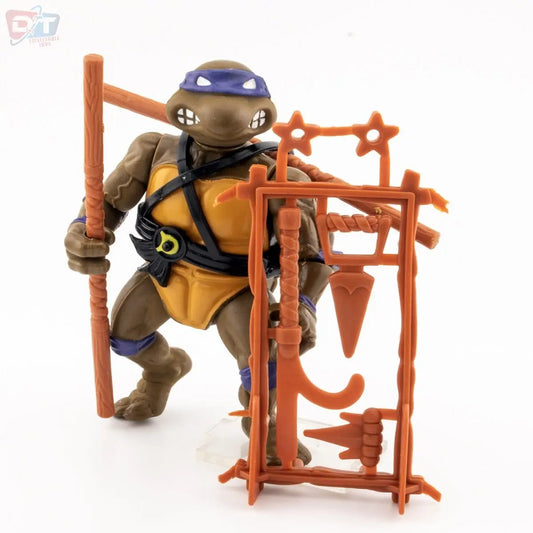 Vintage TMNT Donatello 1988 Playmates Teenage Mutant Ninja Turtles Action Figure Picture 1