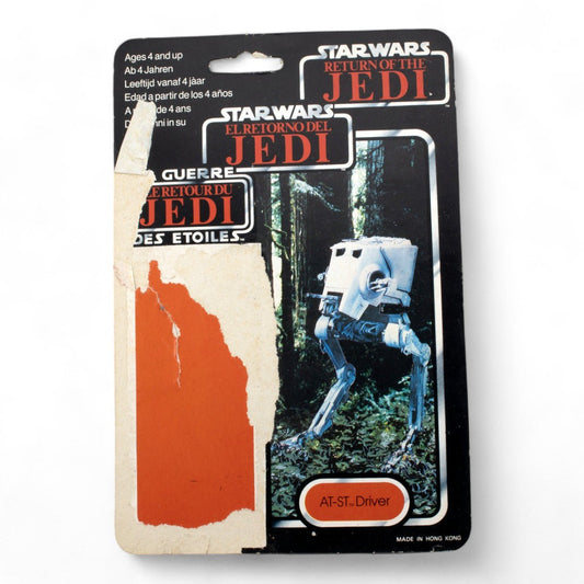 AT - ST DRIVER TRI - LOGO PALITOY ROTJ 70C CARDBACK VINTAGE STAR WARS EXCELLENT Picture 1