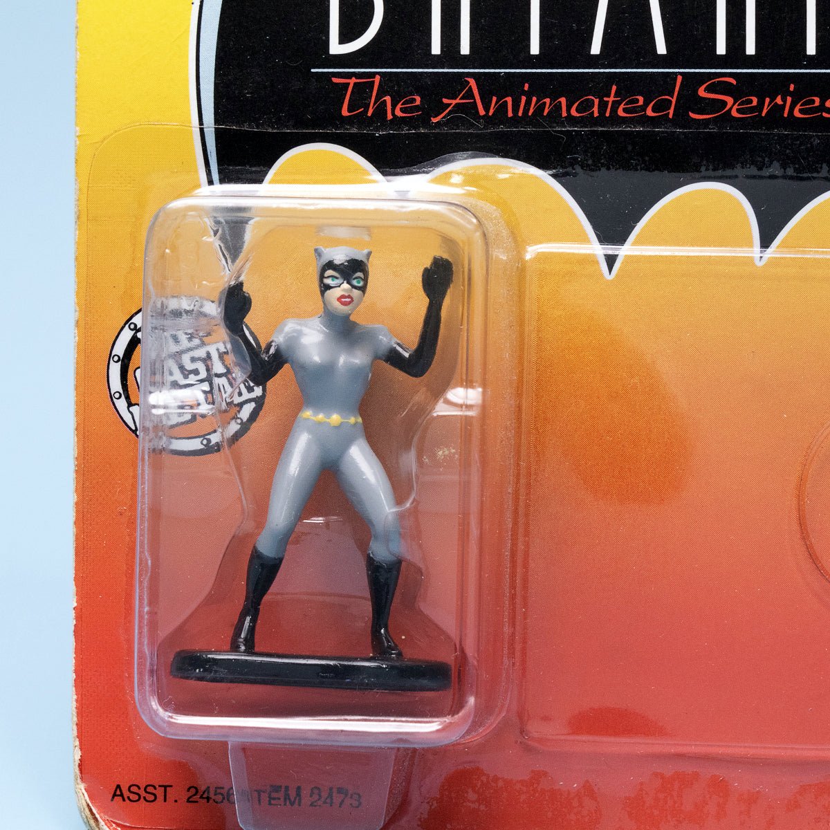 Batman The Animated Series CATWOMAN Vintage 1993 ERTL Die - Cast Metal MOC Figure - DT Collectable Toys