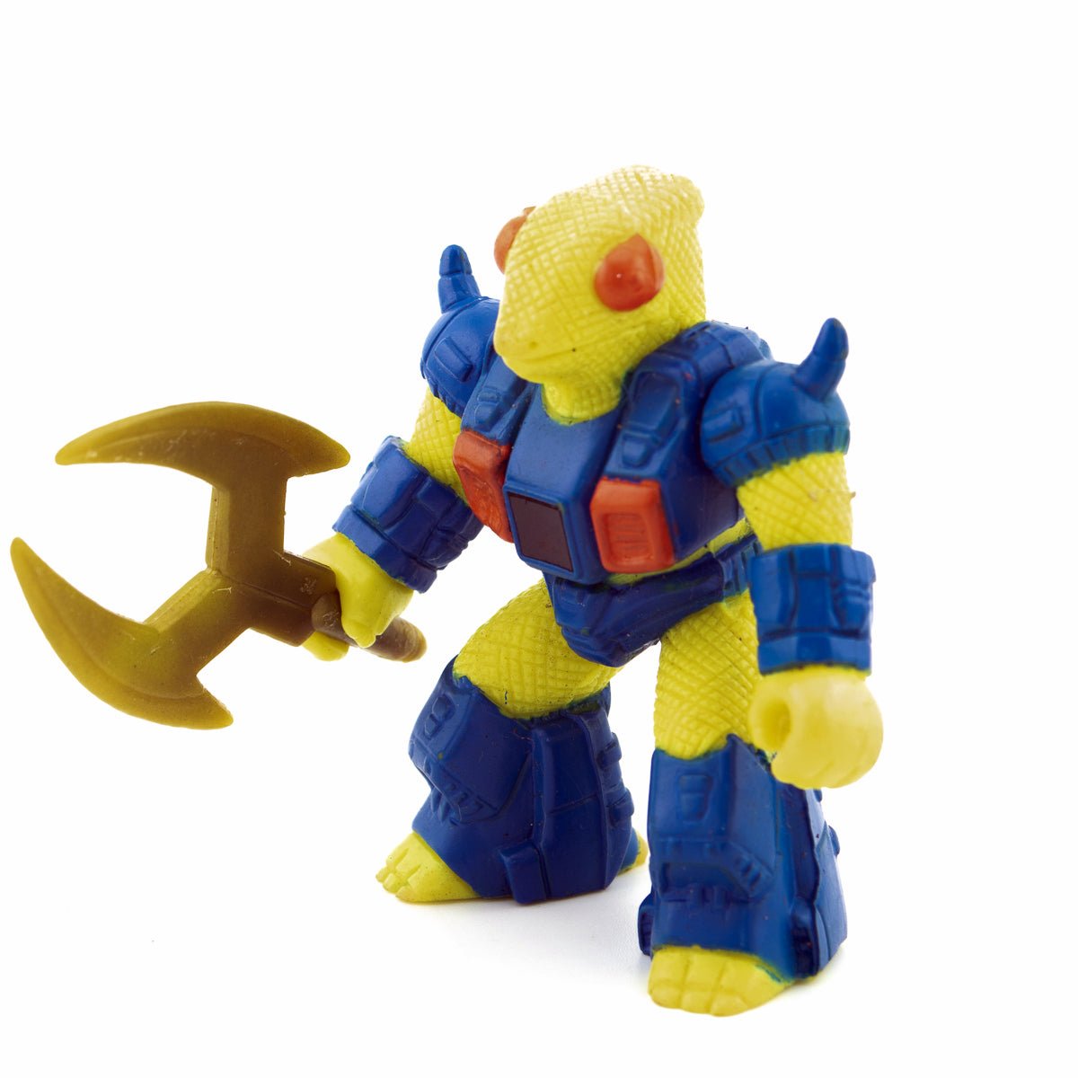BATTLE BEASTS DELTA CHAMELEON #34 + WEAPON & RUB HASBRO TAKARA 1987 VINTAGE RARE - DT Collectable Toys