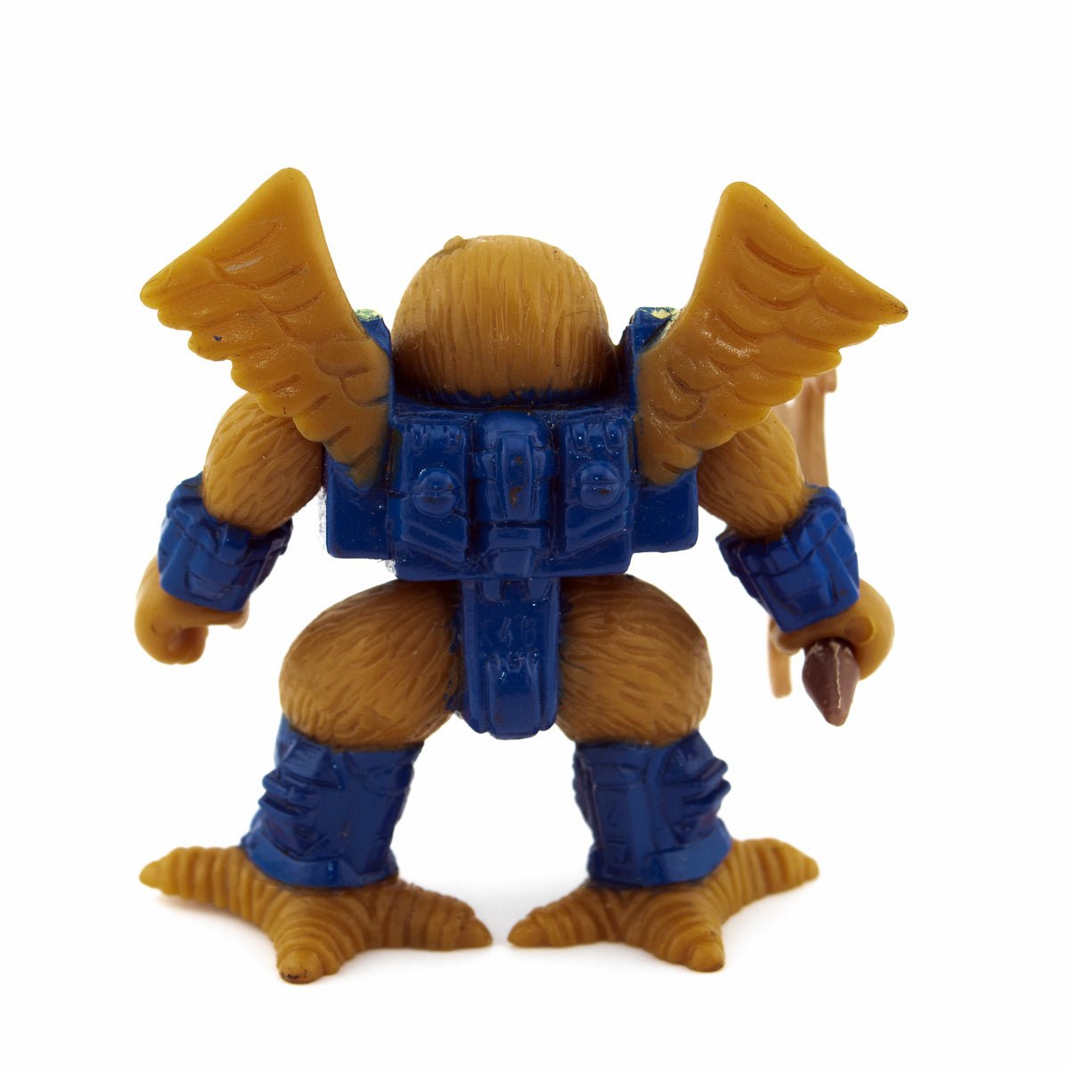 BATTLE BEASTS KNIGHT OWL #46 + WEAPON & RUB HASBRO TAKARA 1987 VINTAGE - DT Collectable Toys
