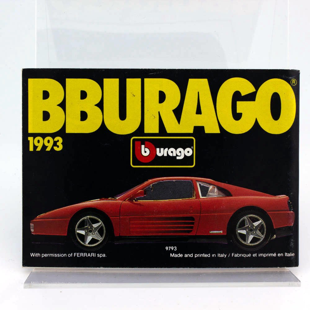 BBURAGO 1993 Pocket Catalogue, Mint Condition Made in Italy