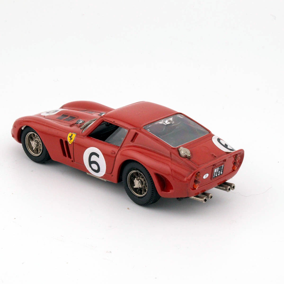 Box Model 8404 1/43 Scale FERRARI 250 GTO Tourist Trophy Excellent Diecast Model - DT Collectable Toys