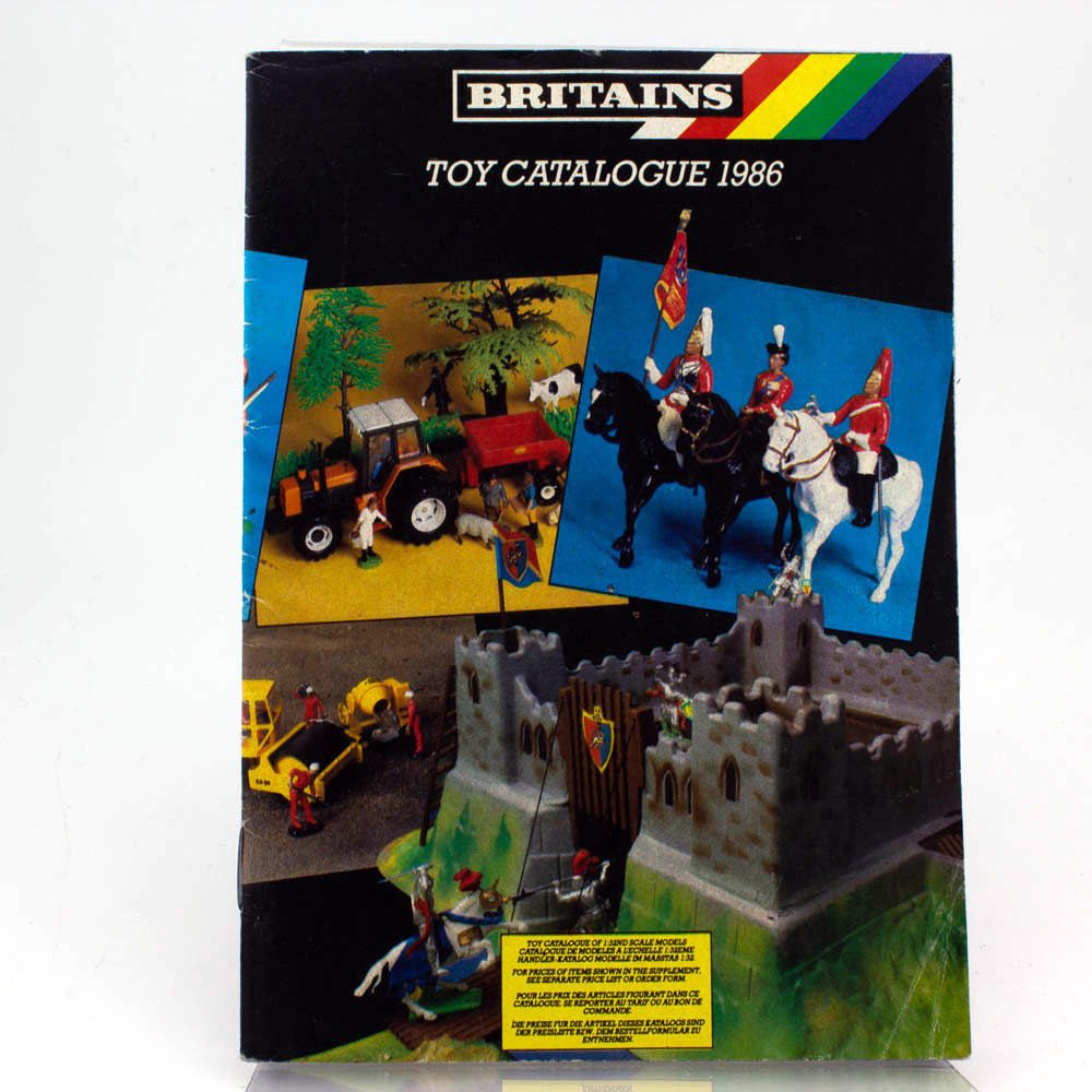 Britains 1986 Toy Catalogue with MSRP in Very Good Condition Printed in England