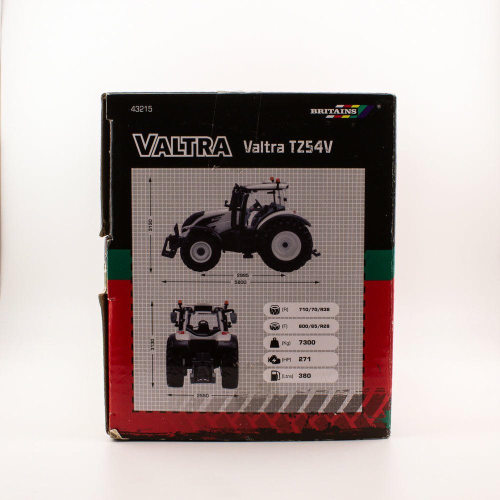 Britains 43215 CODE 3 VALTRA TZ54V Tractor, 1:32 Scale Farm Vehicle Mint & Boxed