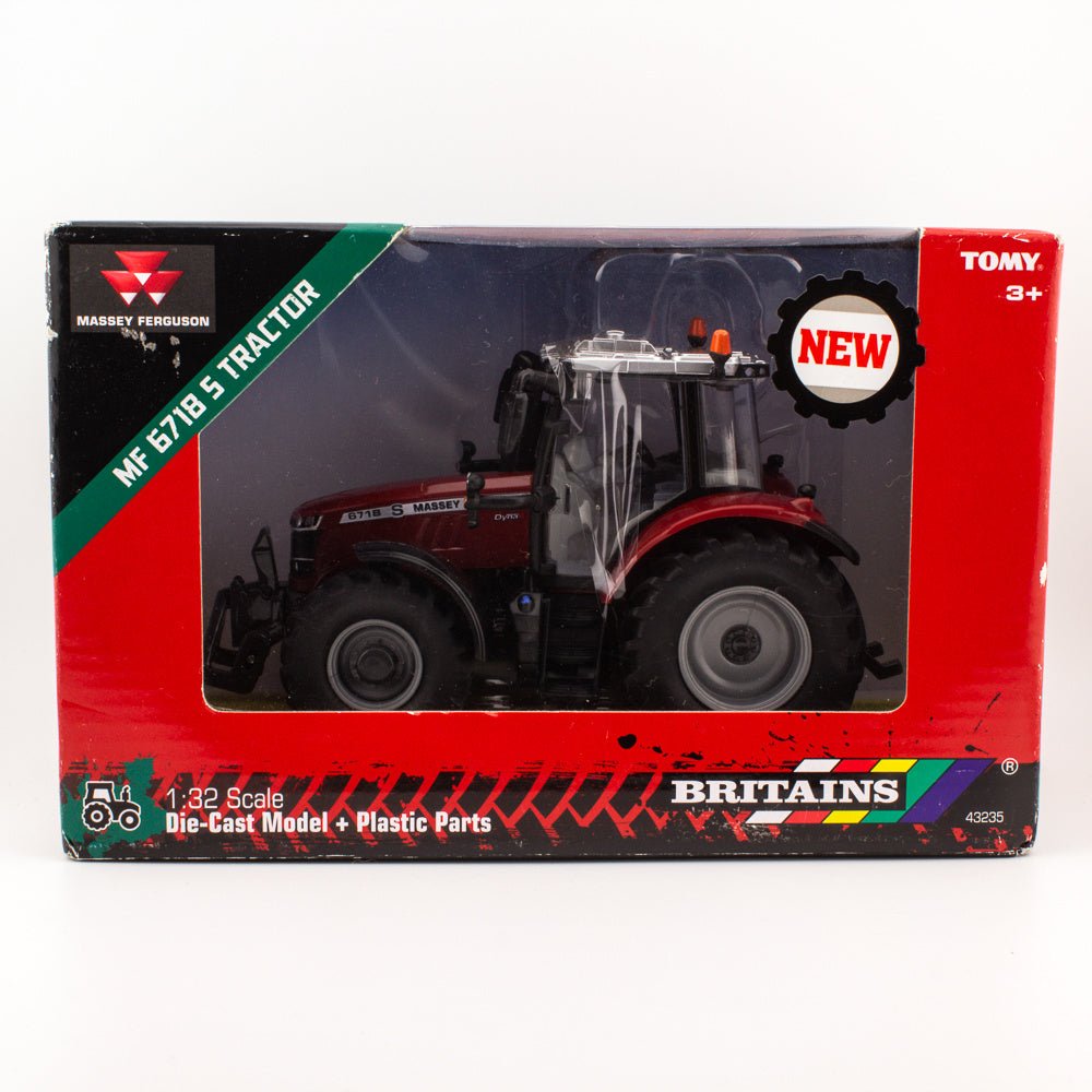Britains 43235 Massey Ferguson 6718 S Tractor 1:32 Diecast Farm Vehicle