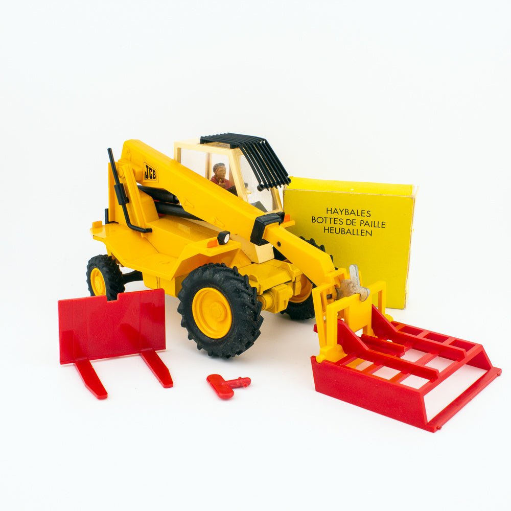 Britains 9519 JCB LOADALL 520 with Telescopic Boom, 1:32 Scale Near Mint & Boxed