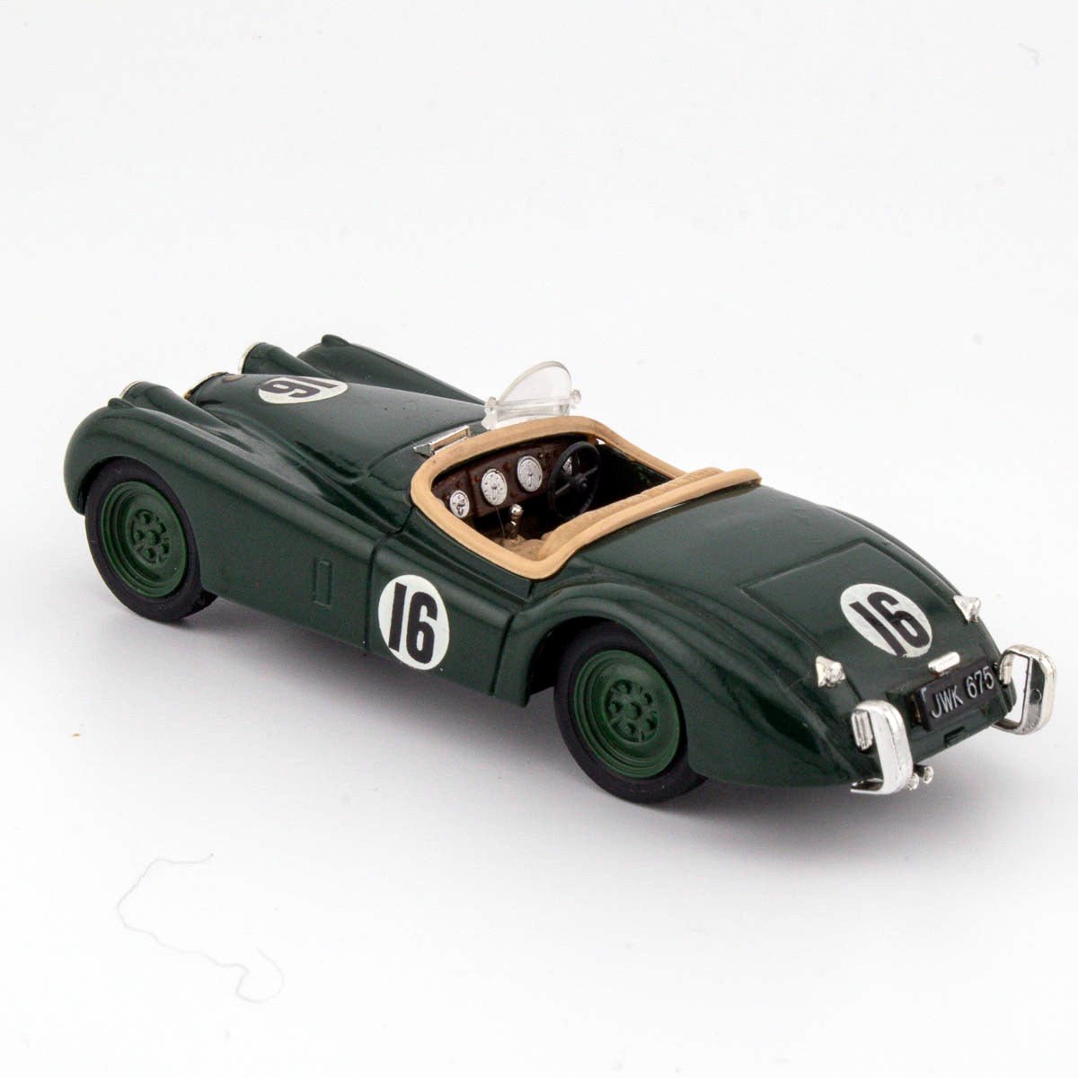 Brumm r104 1/43 Scale JAGUAR XK 120 LE MANS 1948 Excellent Loose Diecast Model - DT Collectable Toys
