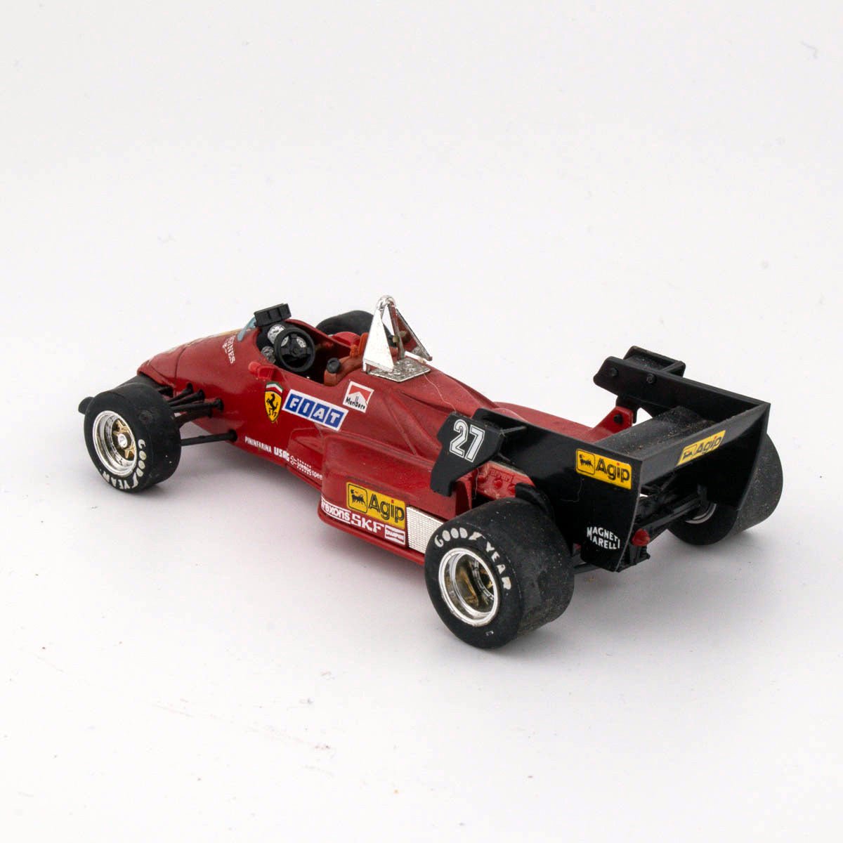 Brumm r142 1/43 Scale FERRARI 126 C4 Alboreto 1984 Exc. Formula 1 Diecast Model - DT Collectable Toys