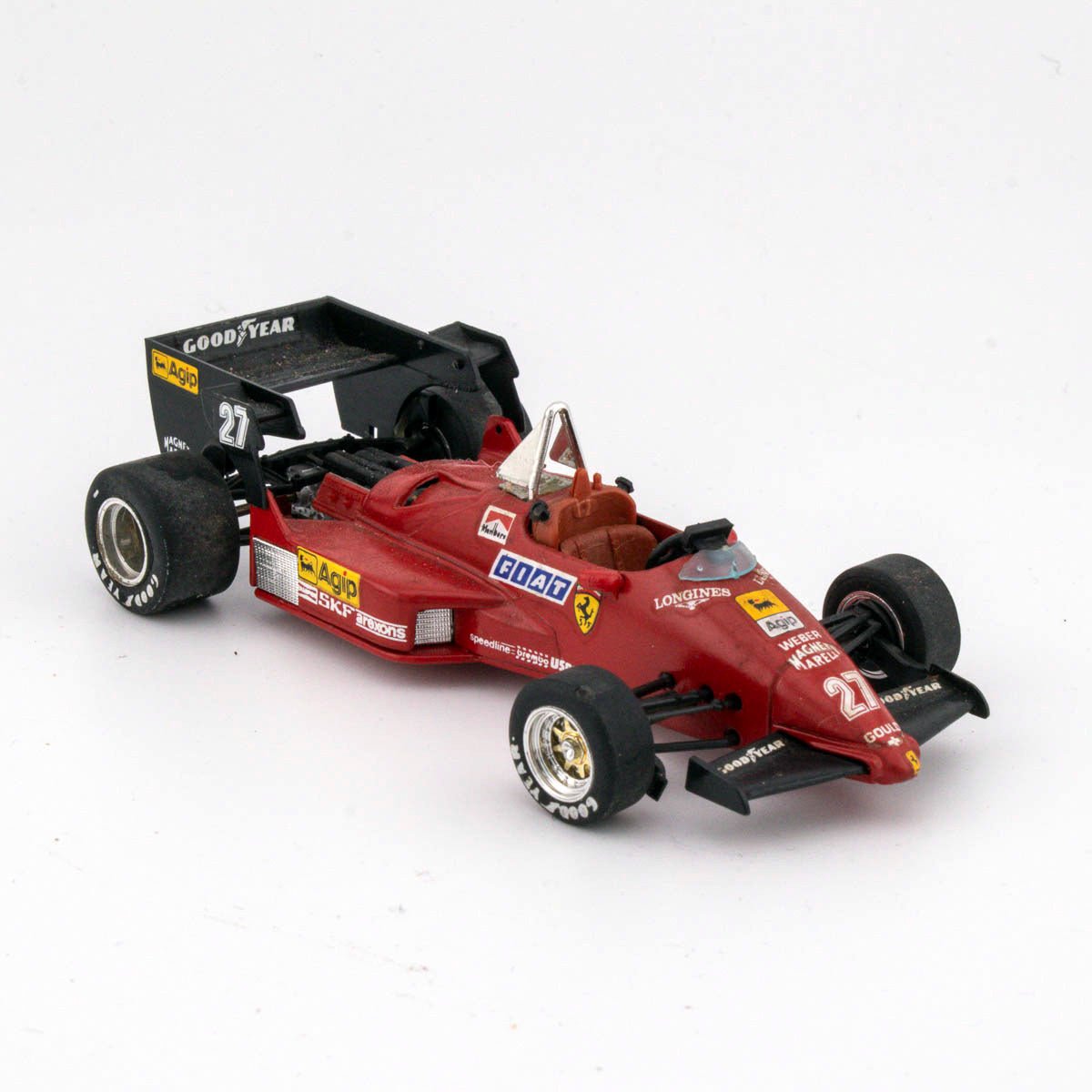 Brumm r142 1/43 Scale FERRARI 126 C4 Alboreto 1984 Exc. Formula 1 Diecast Model - DT Collectable Toys