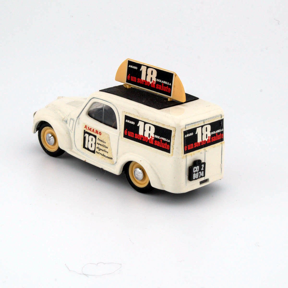 Brumm r57 1/43 Scale FIAT 500 VAN ISOLABELLA Excellent Loose Diecast Model - DT Collectable Toys