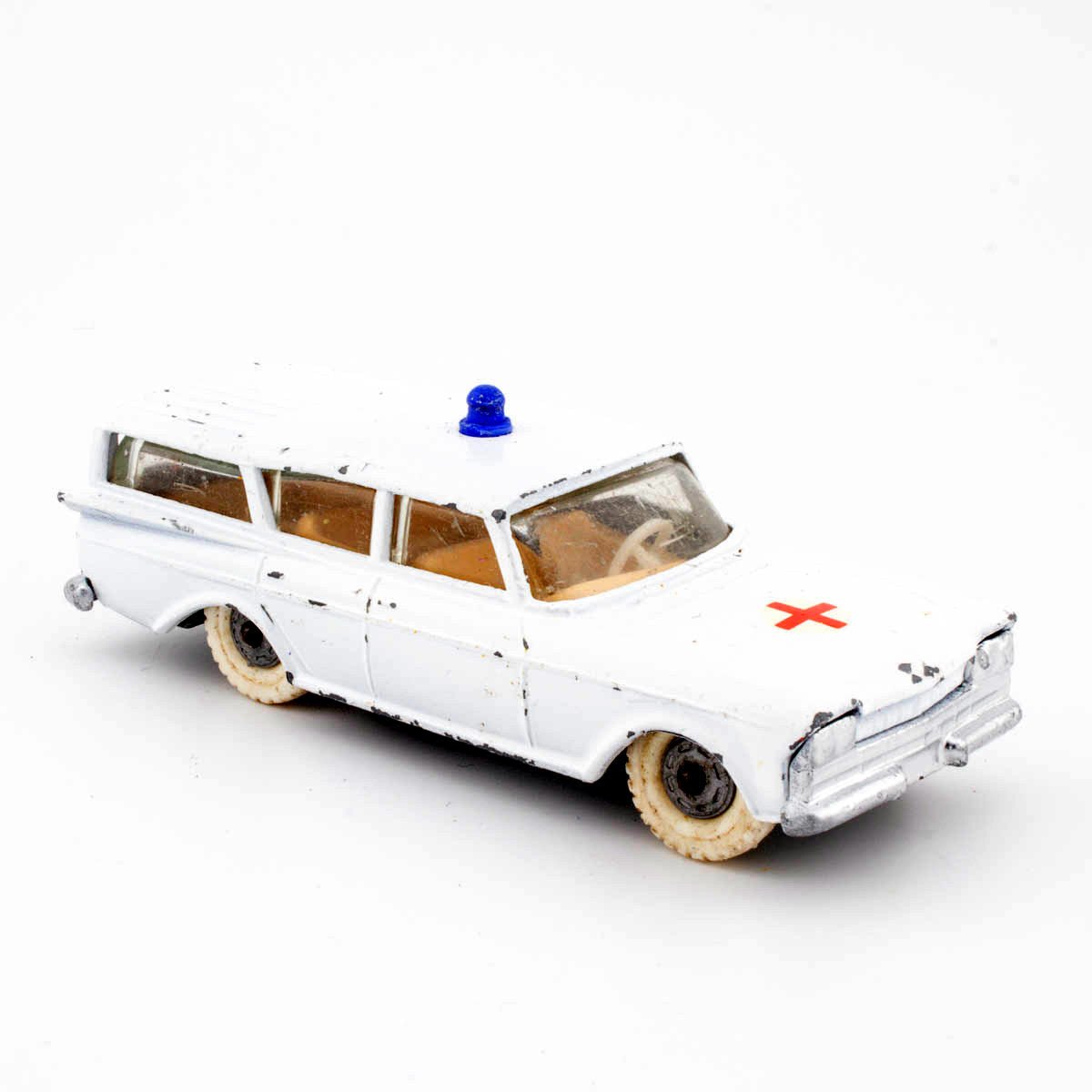 Code 3 Lone Star 1478 NASH RAMBLER AMBULANCE Roadmasters Excellent Diecast Model - DT Collectable Toys