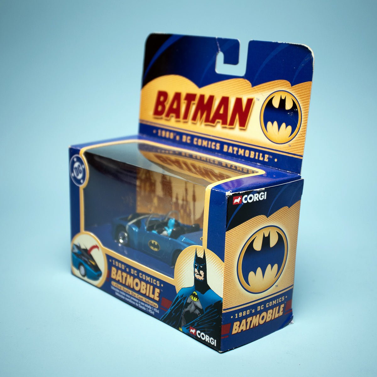 Corgi Batman 77307 1980's Batmobile DC Comics Collection 1/43 Scale Diecast - DT Collectable Toys