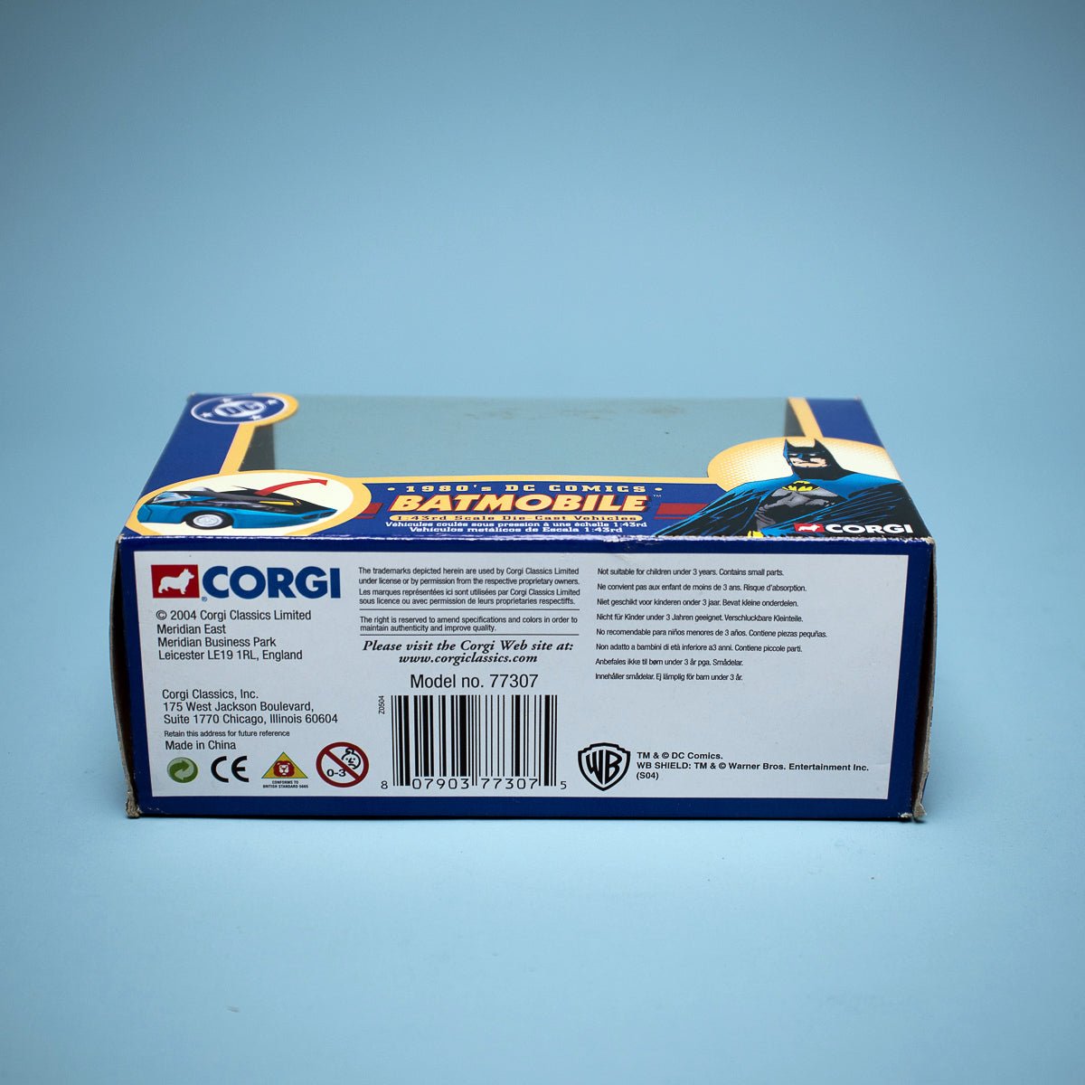 Corgi Batman 77307 1980's Batmobile DC Comics Collection 1/43 Scale Diecast Picture 5