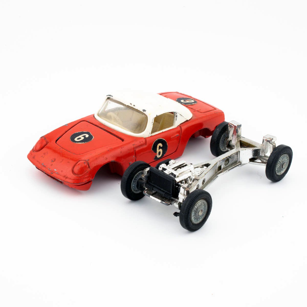 Corgi Toys 319 LOTUS ELAN S2 HARD TOP COUPE Chassis Excellent Diecast Model - DT Collectable Toys