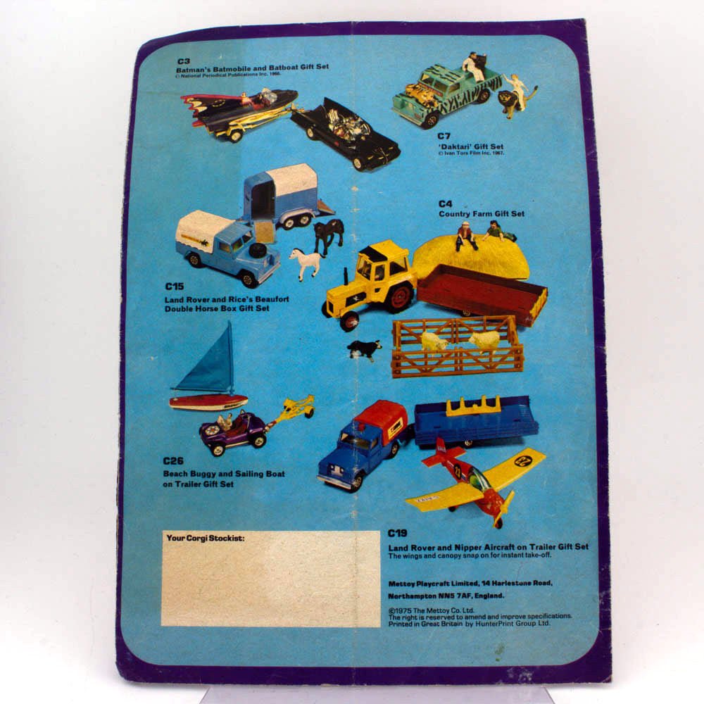 Corgi Whizzwheels 1975 Catalogue, Good Condition Printed in Great Britain, Rare