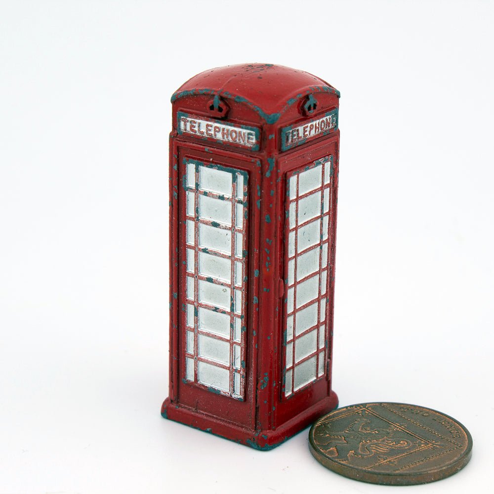 Dinky Toys 12c Phone Box Very Good, Vintage Diecast Model