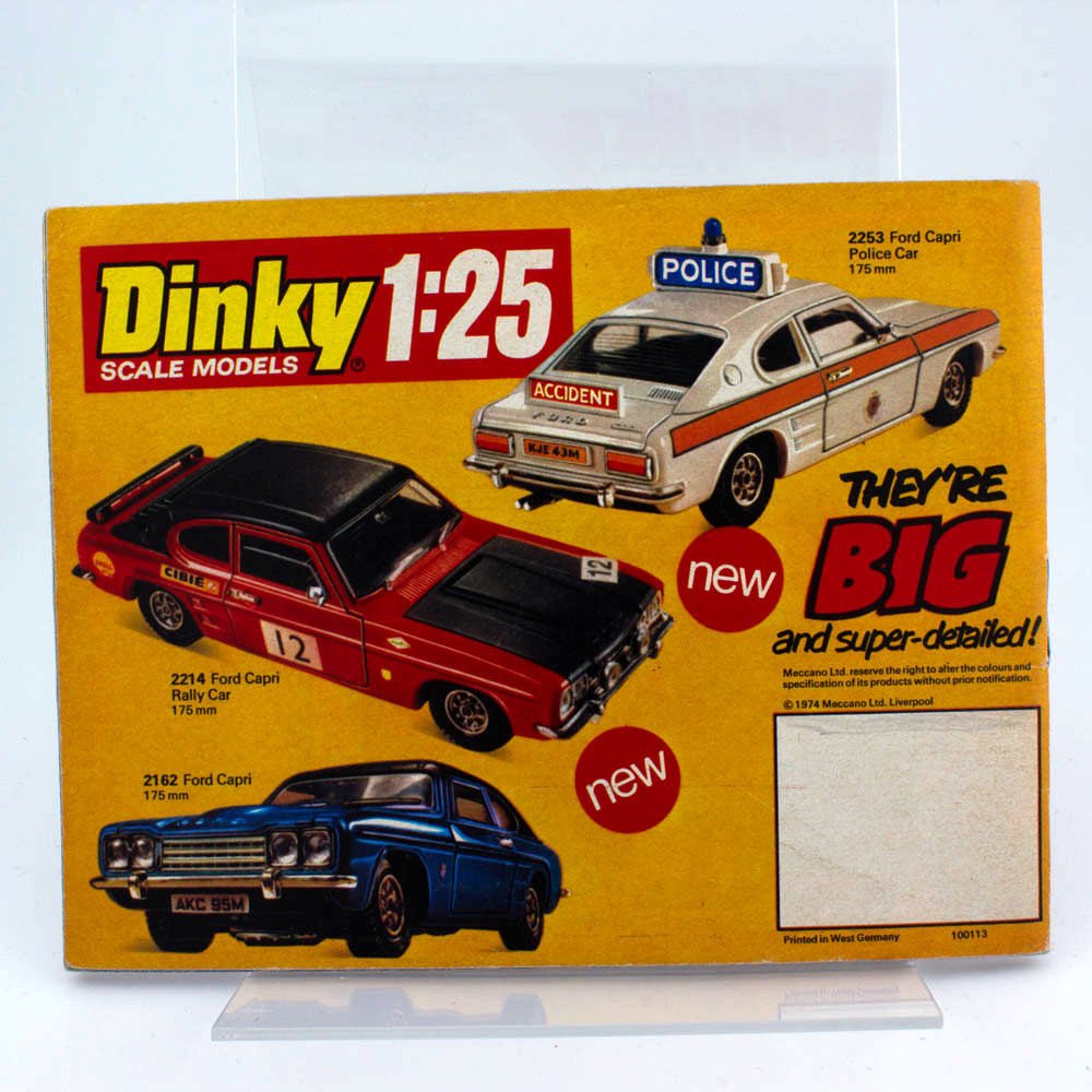 Dinky Toys 1974 Catalogue No 10, Near Mint Condition Printed in Great Britain
