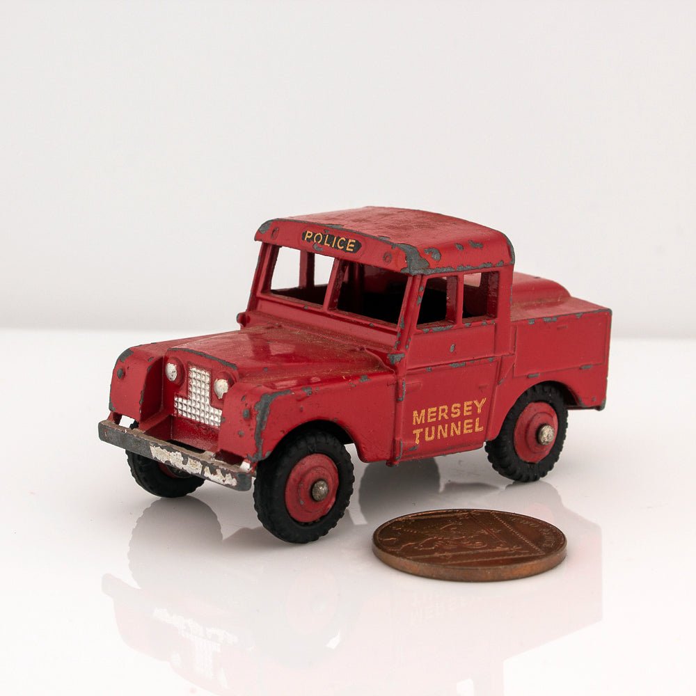 Dinky Toys 255 Land Rover Series 1 Mersey Tunnel Police Very Good Condition